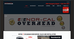 Desktop Screenshot of norcaloverhead.com